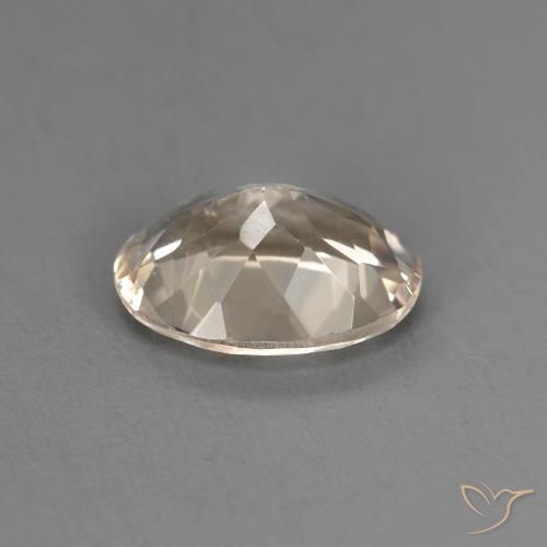 Morganite Gemstone in 8 x 6 mm (calibrated) Size for Sale, Morganite Stone in Light Golden Color