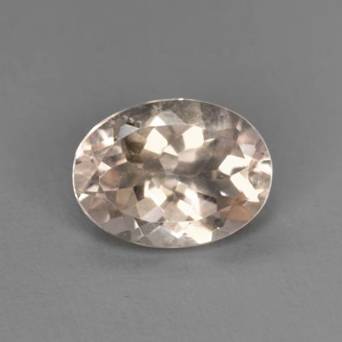 Rosado muy claro Morganita Gema - 1.2ct Forma ovalada (ID: 578703)