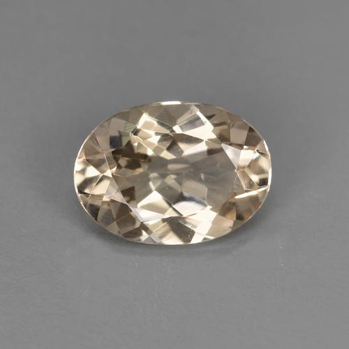 Светло-золотистый Морганит Камень - 1ct Фасетный Овал (ID: 578704)