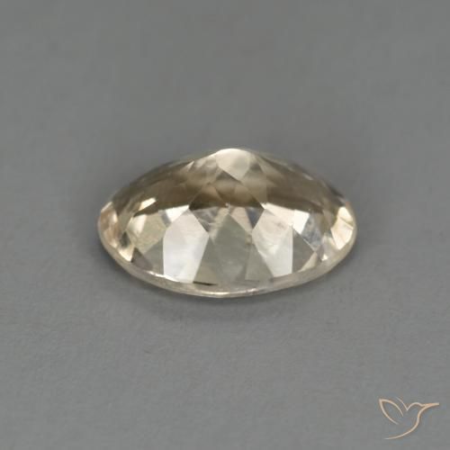 Morganite Gemstone in 8 x 6 mm (calibrated) Size for Sale, Morganite Stone in Light Golden Color