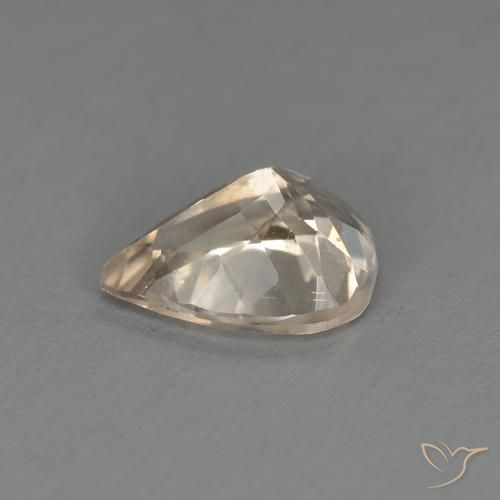 Morganite Gemstone in 8 x 6 mm (calibrated) Size for Sale, Morganite Stone in Light Golden Color