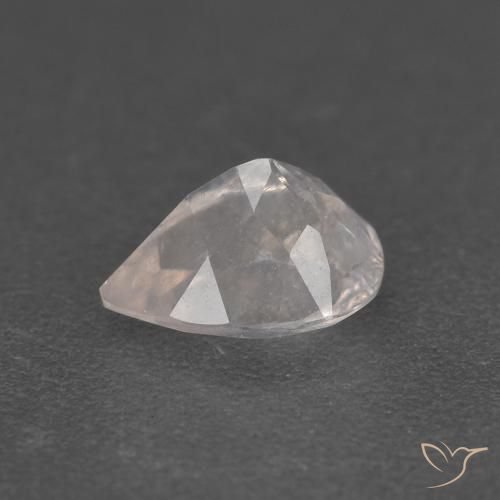 Morganite Gemstone in 7.3 x 5.7 mm Size for Sale, Morganite Stone in Salmon Pink Color