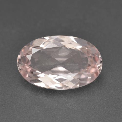 Medium Pink Морганит Камень - 4.7ct Фасетный Овал (ID: 582571)