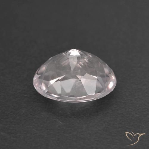 Morganite Gemstone in 7.3 x 5.8 mm Size for Sale, Morganite Stone in Very Light Pink Color