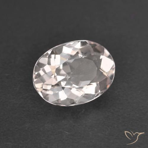 0.99 ct Pink Morganite, 7.7 x 5.7 mm Oval Cut From Afghanistan, Photo A