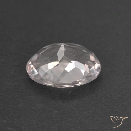 Morganite Gemstone in 7.7 x 5.7 mm Size for Sale, Morganite Stone in Light Pink Color