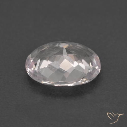 Morganite Gemstone in 9.4 x 7.2 mm Size for Sale, Morganite Stone in Light Pink Color