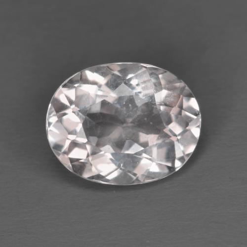 Light Pink Morganite Gem - 1.7ct Oval Facet (ID: 582915)