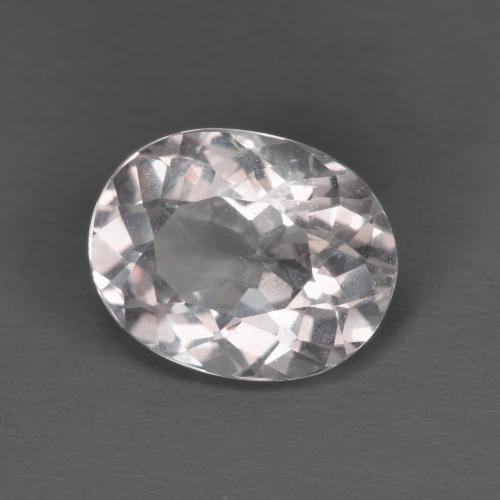1.74 ct Pink Morganite Stone, Natural Morganite in Oval Facet Shape for Sale