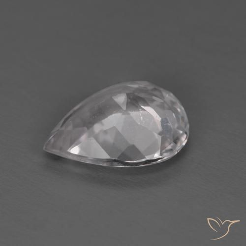 Morganite Gemstone in 9.3 x 7.4 mm Size for Sale, Morganite Stone in Light Pink Color