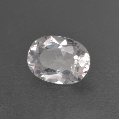 0.63 ct Pink Morganite Stone, Natural Morganite in Oval Facet Shape for Sale