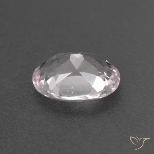 Morganite Gemstone in 7.3 x 5.4 mm Size for Sale, Morganite Stone in Light Pink Color