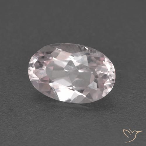 0.79ct Natural Light Pink Morganite, Oval, VS