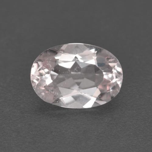 Rose clair Morganite gemme - 0.8ct Ovale facette (ID: 582928)