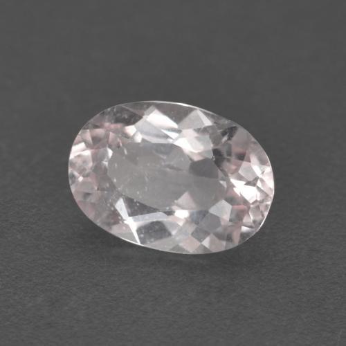 0.81 ct Pink Morganite Stone, Natural Morganite in Oval Facet Shape for Sale