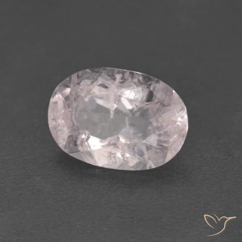 1.03 ct Pink Morganite Stone, Natural Morganite in Oval Facet Shape for Sale