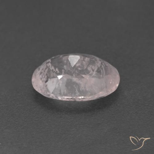 Morganite Gemstone in 8.2 x 5.7 mm Size for Sale, Morganite Stone in Flamingo Pink Color