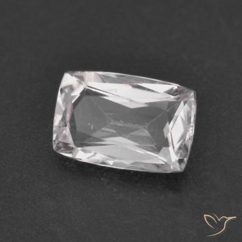 1.03ct Natural Light Pink Morganite, Cushion, VVS-VS