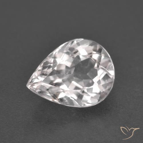 1.88ct Natural Light Pink Morganite, Pear Shape, VS
