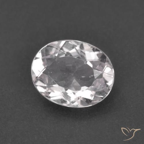 1.50 ct Pink Morganite Stone, Natural Morganite in Oval Facet Shape for Sale