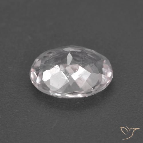Morganite Gemstone in 9 x 7 mm (calibrated) Size for Sale, Morganite Stone in Light Pink Color