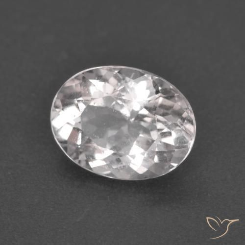 1.73 ct Pink Morganite Stone, Natural Morganite in Oval Facet Shape for Sale