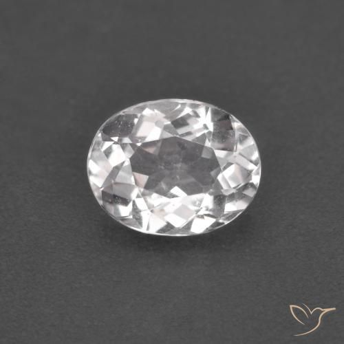 1.00ct Natural Light Pink Morganite, Oval, VS