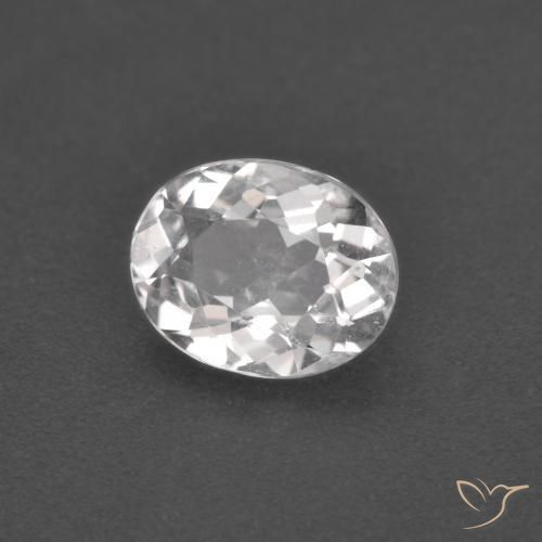 1.00 ct Pink Morganite Stone, Natural Morganite in Oval Facet Shape for Sale