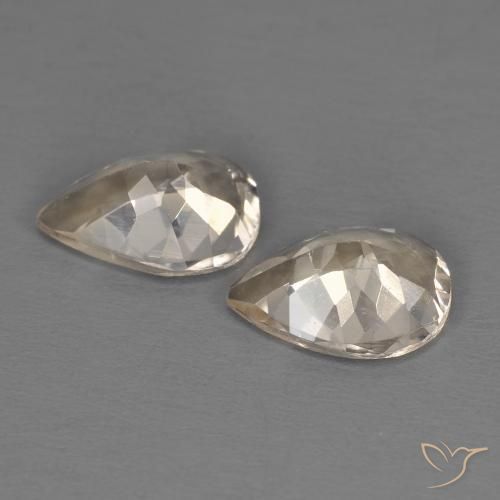 Morganite Gemstones in 8 x 6 mm (calibrated) Size for Sale, Morganite Stones in Very Light Golden Color