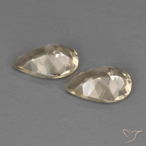 Morganite Gemstones in 8 x 6 mm (calibrated) Size for Sale, Morganite Stones in Light Golden Color