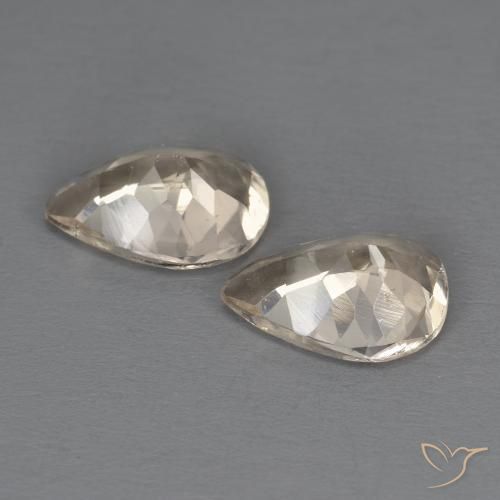 Morganite Gemstones in 8 x 6 mm (calibrated) Size for Sale, Morganite Stones in Light Golden Color
