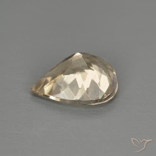 Morganite Gemstone in 7.6 x 5.9 mm Size for Sale, Morganite Stone in Light Golden Color