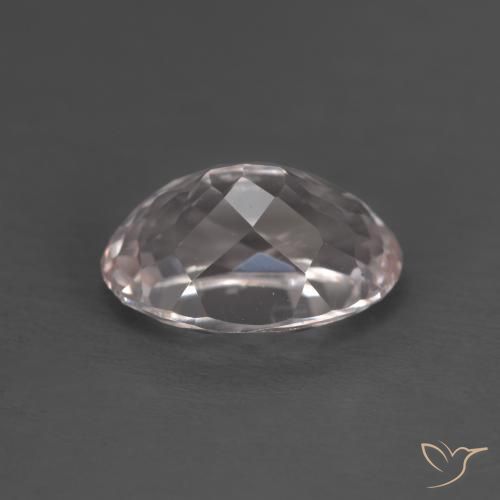 Morganite Gemstone in 10.2 x 7.5 mm Size for Sale, Morganite Stone in Light Pink Color