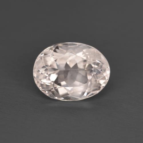 9.2 x 7mm Oval Facet Pink Morganite from Afghanistan, Weight of 2.13ct, Natural untreated Gemstone in VS Clarity, 1pc Morganite - Color: Flamingo Pink, Mohs Hardness of 7.5 - 8 suitable for daily wear jewelry, Photo A