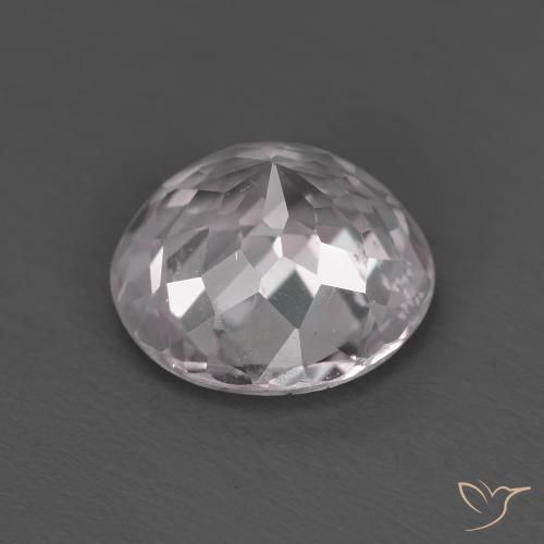 Morganite Gemstone in 8 mm (calibrated) Size for Sale, Morganite Stone in Light Pink Color