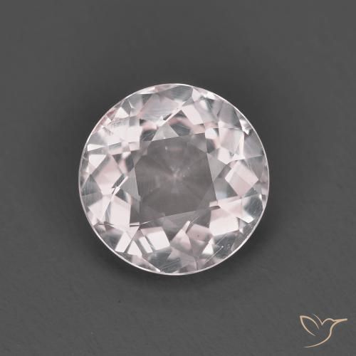 1.18ct Natural Light Pink Morganite, Round, VS