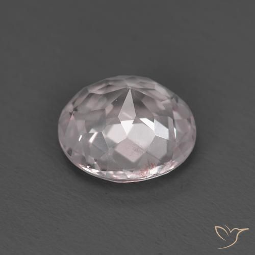 Morganite Gemstone in 7 mm (calibrated) Size for Sale, Morganite Stone in Light Pink Color