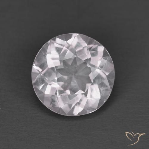 1.24ct Natural Light Pink Morganite, Round, VS