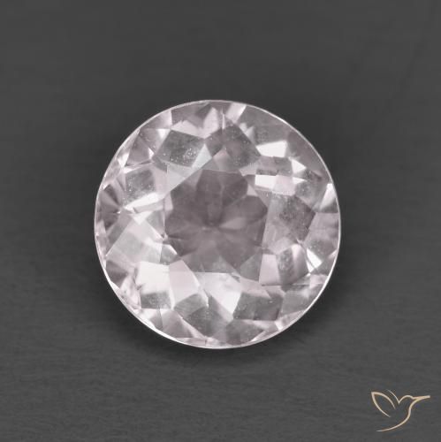 1.38ct Natural Light Pink Morganite, Round, VS