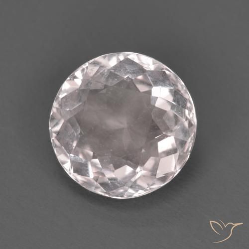 1.52 ct Pink Morganite Stone, Natural Morganite in Round Facet Shape for Sale