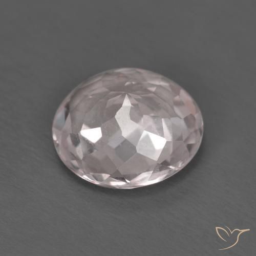 Morganite Gemstone in 8 mm (calibrated) Size for Sale, Morganite Stone in Light Pink Color