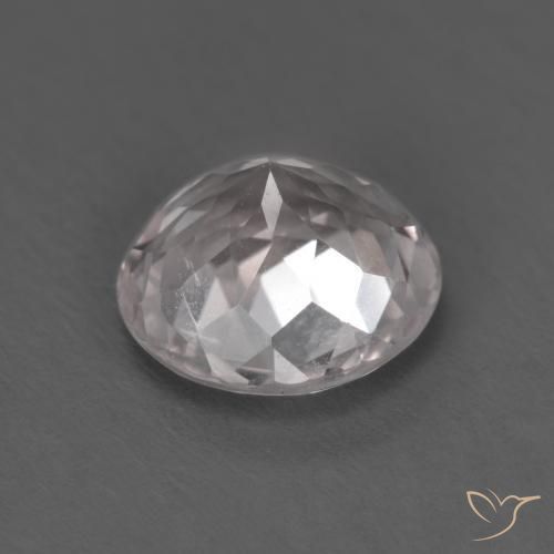 Morganite Gemstone in 8 mm (calibrated) Size for Sale, Morganite Stone in Light Pink Color