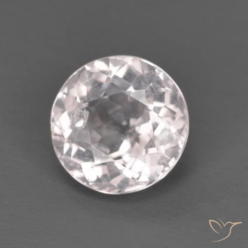 1.46ct Natural Light Pink Morganite, Round, VS-SI