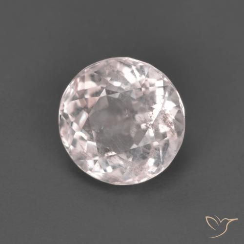 1.40 ct Pink Morganite Stone, Natural Morganite in Round Facet Shape for Sale