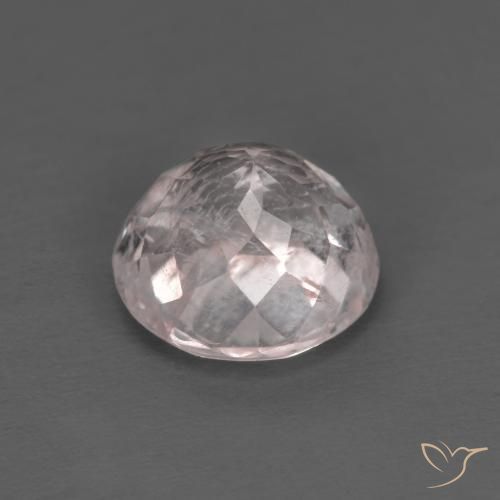 Morganite Gemstone in 7 mm (calibrated) Size for Sale, Morganite Stone in Light Pink Color