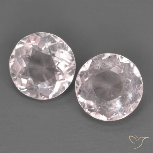 1.99 ct Pink Morganite, 6.9 mm Round Cut From Afghanistan, Photo A