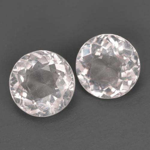 2.20 ctw Pink Morganite Stones, Natural Morganite in Round Facet Shape for Sale