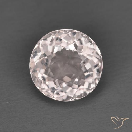 1.82 قيراط مورغانيت وردي ، <cite dir="ltr" lang="en">7.6</cite> ملم قص دائري من أفغانستان, Photo A