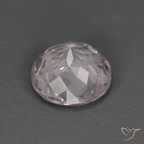 Morganite Gemstone in 8 mm (calibrated) Size for Sale, Morganite Stone in Light Pink Color