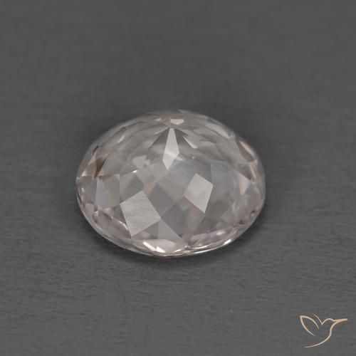 Morganite Gemstone in 7.5 mm (calibrated) Size for Sale, Morganite Stone in Salmon Pink Color